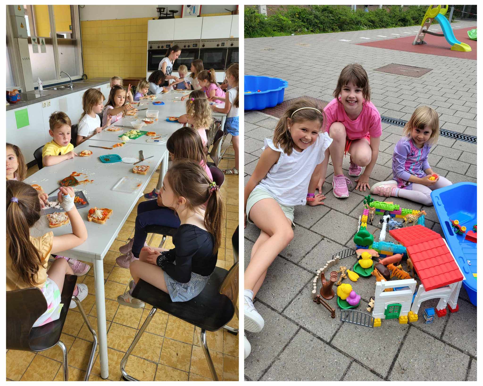 Kinderen tijdens een activiteit op het Invictus danskamp